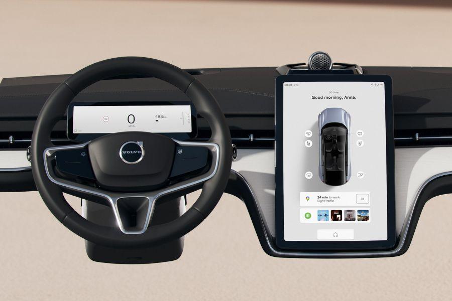 Volvo EX90 will go full digital with two separate screens 
