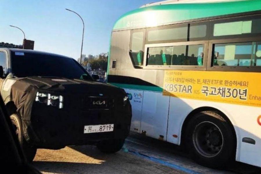 Kia pickup spotted roaming Korean roads 