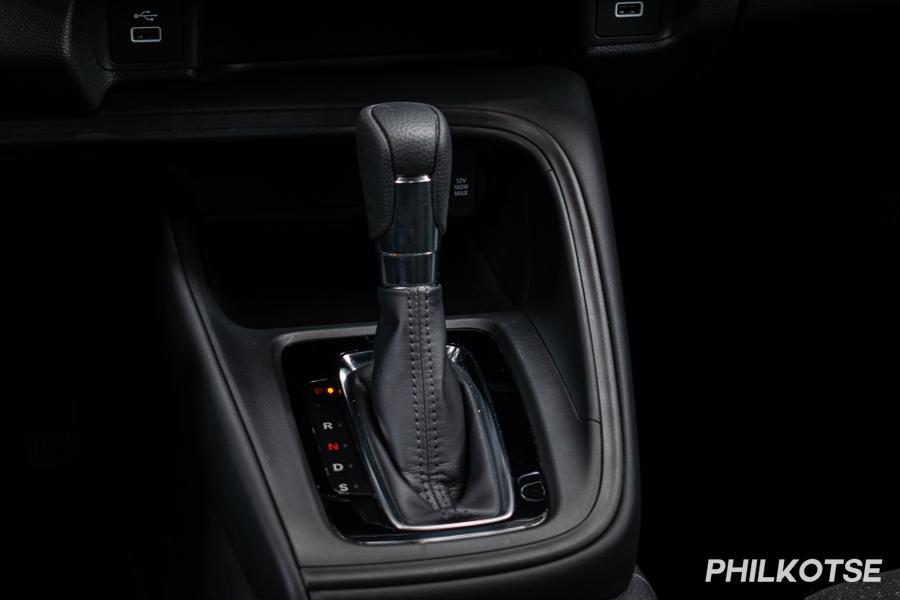 A closer look at the HR-V S' gear shifter
