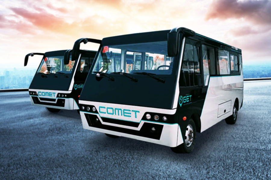 Baguio City launches test run for COMET electric minibus