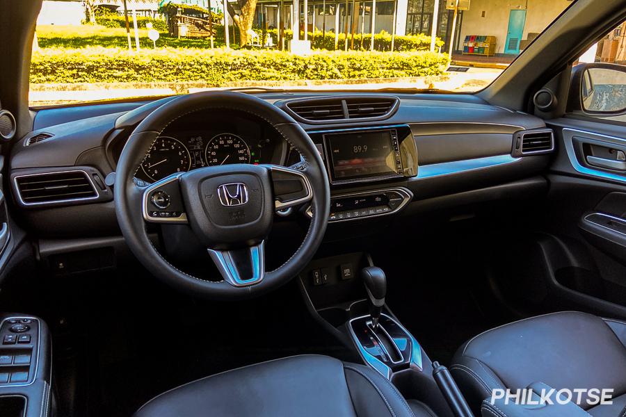 A picture of the Honda BR-V's interior