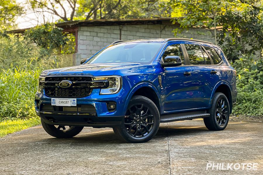 Ford Everest front view