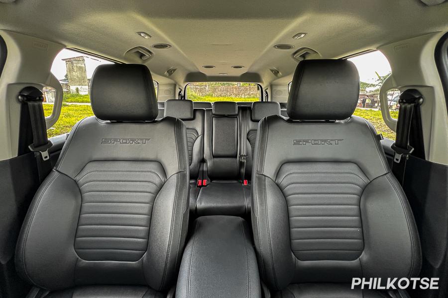Ford Everest interior view