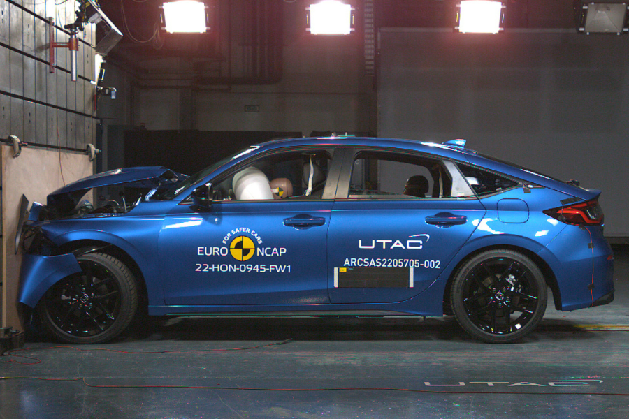 All-new Honda Civic earn 5-seater Euro NCAP safety rating