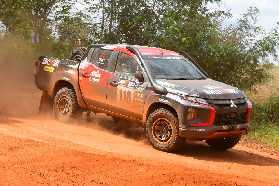 Mitsubishi Strada among cars with best times at 2022 AXCR special stage 