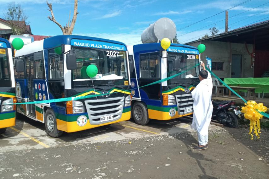 Baguio City receives 31 Hyundai HD50S Modern PUVs