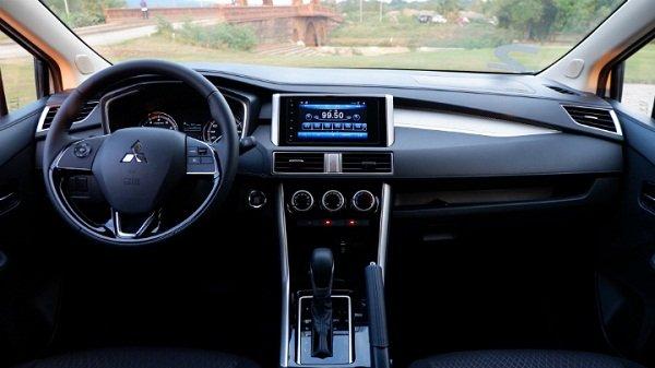 The front cabin of the Mitsubishi Xpander looks clean and well designed