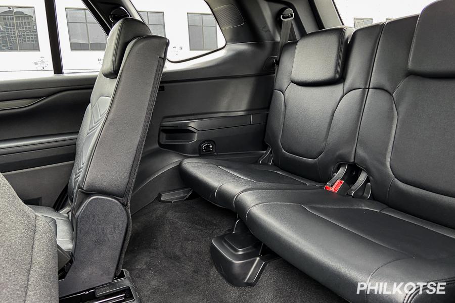 2023 Ford Everest third row seats