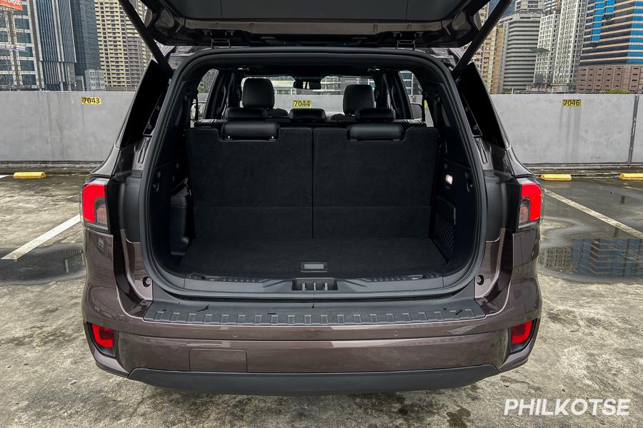 2023 Ford Everest cargo space