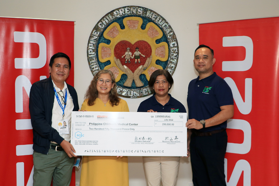 Isuzu PH extends assistance to select hospitals via cash aid