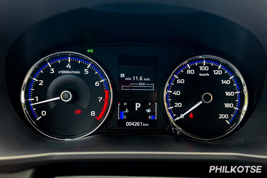 Mitsubishi Xpander instrument cluster