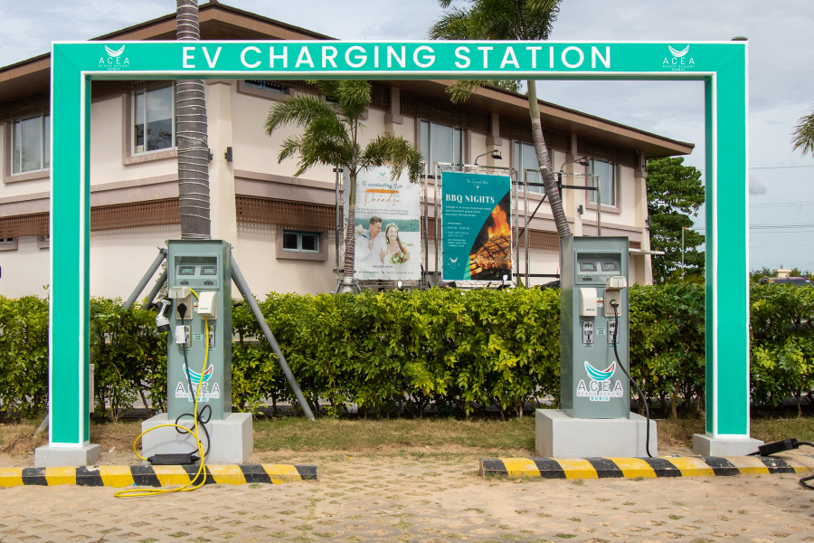 ACEA Subic Beach Resort opens first EV charging station in SBMA