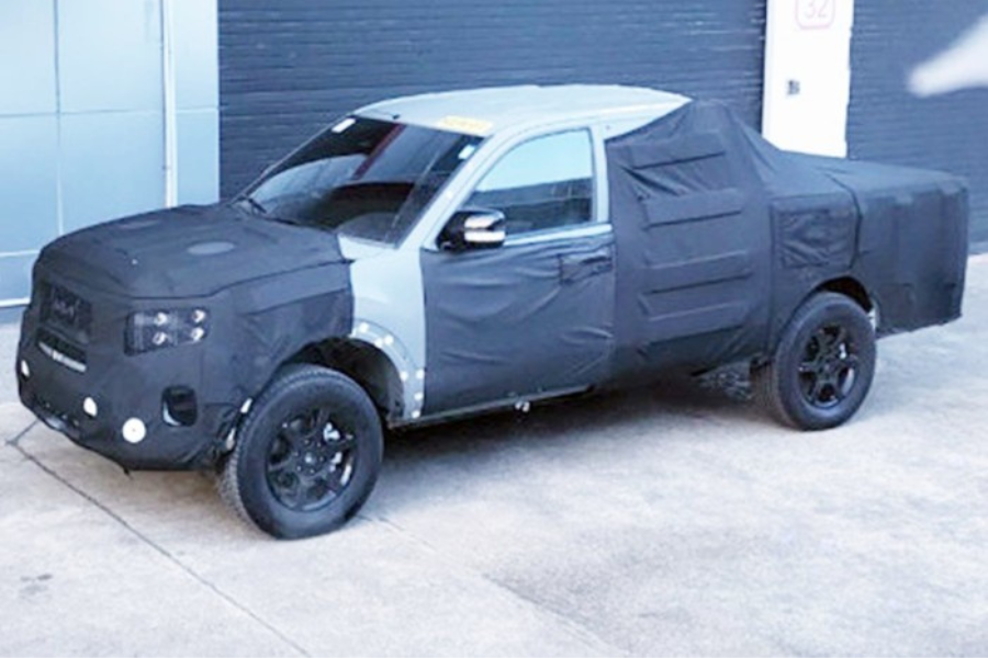New spy shots of upcoming Kia pickup truck emerge online