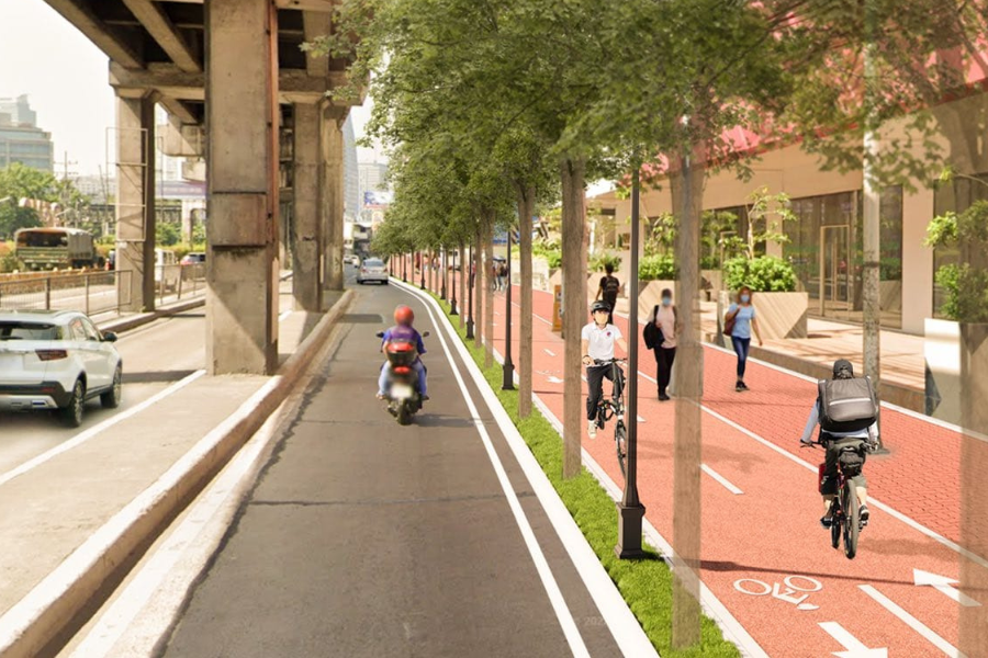 DOTr wants to widen bike lanes, pedestrian walkways along EDSA