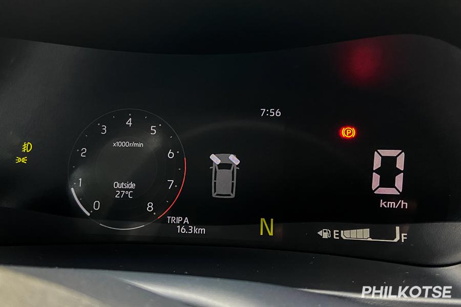 2023 Toyota Raize Turbo gauge cluster