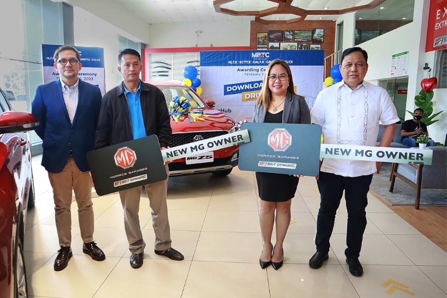 Two lucky winners get MG ZS each via MPTC raffle promo