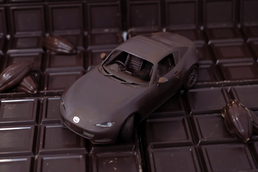 This Mazda MX-5 made from chocolate is literally a sweet ride 