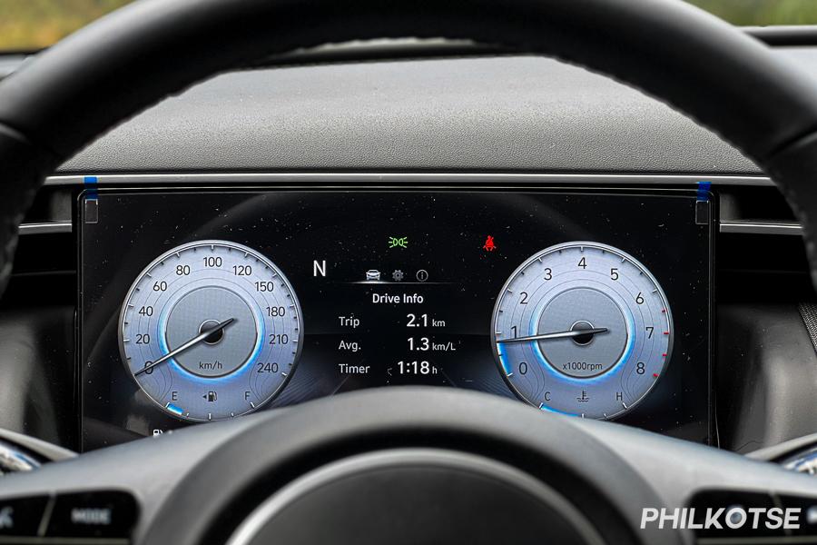 Hyundai Tucson instrument gauge cluster