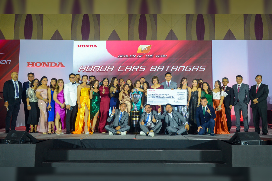 Honda Cars Batangas earns 2023 Dealer of the Year award