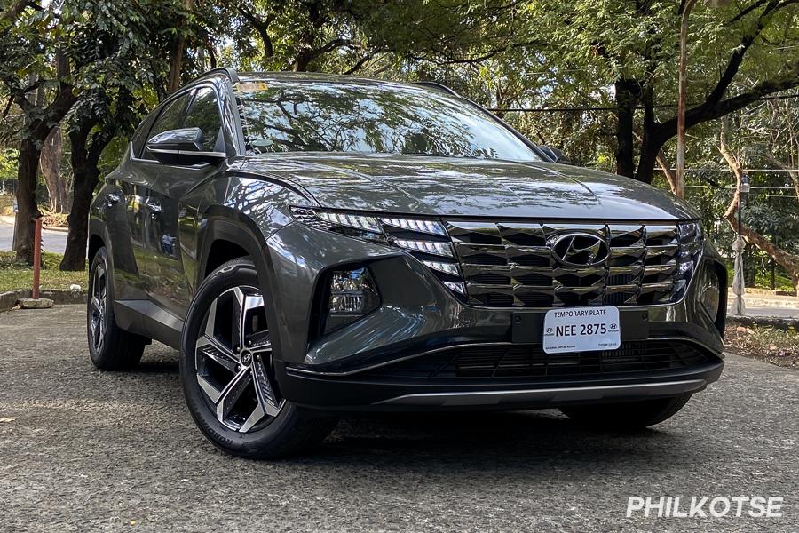 2023 Hyundai Tucson GLS+ Diesel front profile shot