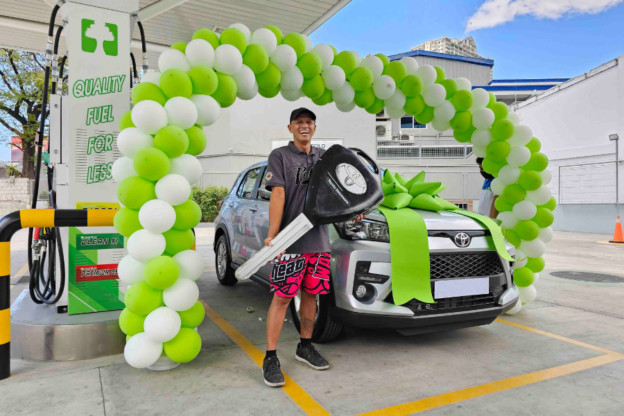 Jeepney driver wins brand-new Toyota Raize in Cleanfuel’s raffle promo