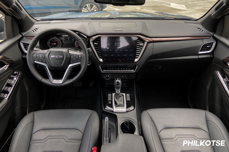 A peek inside the updated D-Max inside the updated D-Max