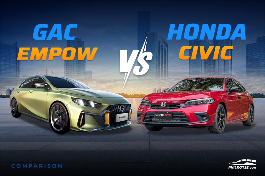 2023 GAC Empow vs Honda Civic Comparison: Spec Sheet Battle 