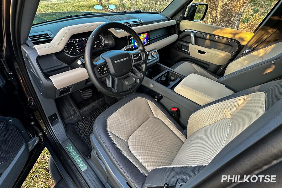 Defender 110 front cabin second view