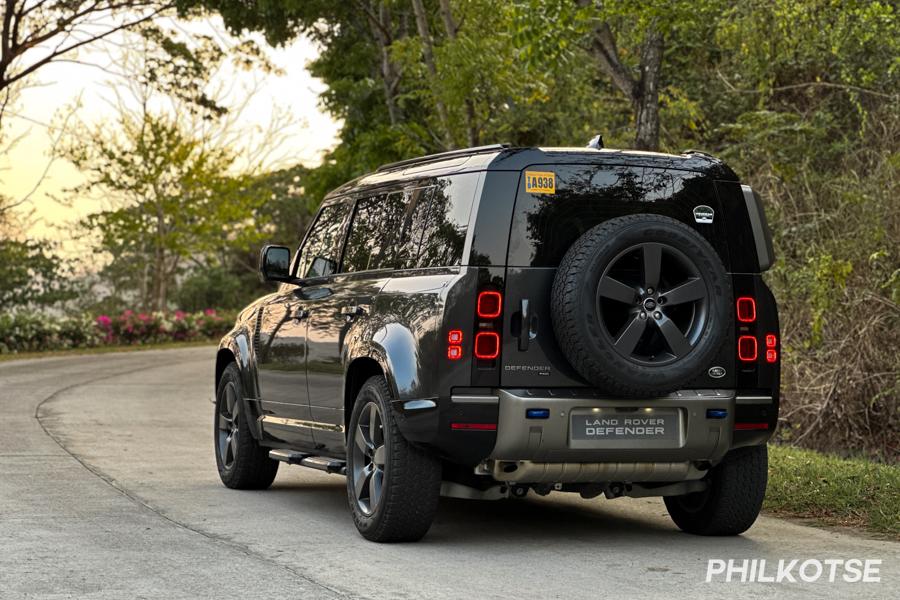 Defender 110 rear