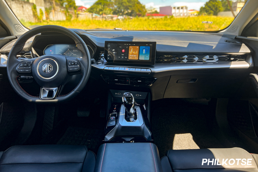 MG GT interior view