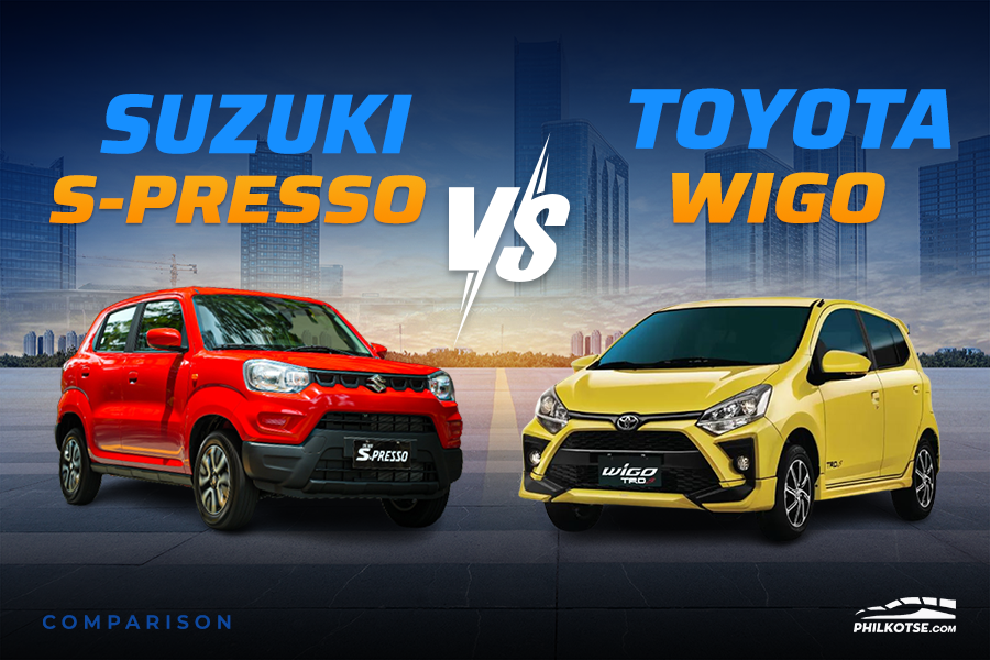 2023 Suzuki S-Presso vs Toyota Wigo Comparison: Spec Sheet Battle