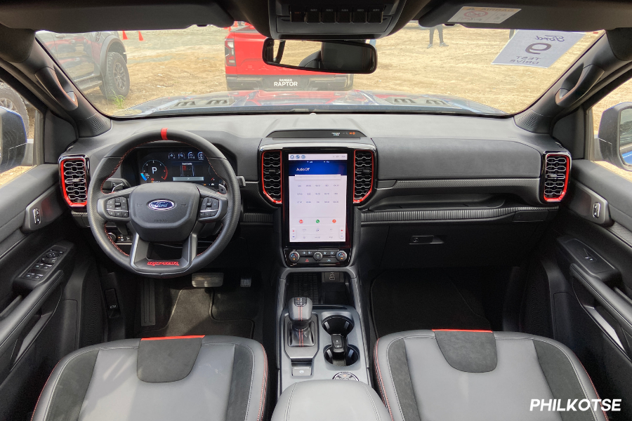 2023 Ford Ranger Raptor interior