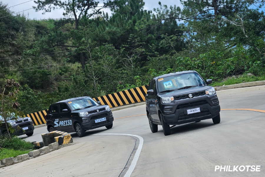 2023 Suzuki S-Presso AGS uphill roads in Baguio