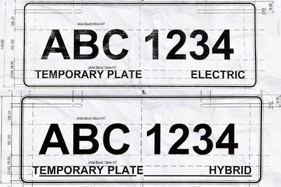 LTO Shows New Format For Temporary, Improvised Vehicle License Plates