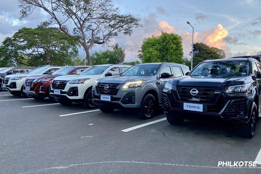 2023 Nissan Terra Sport fleet at Puerto Princesa Airport in Palawan