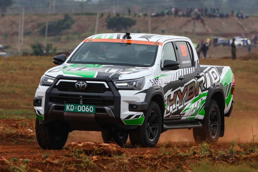 Toyota Hilux MHEV completes rally test run in Africa