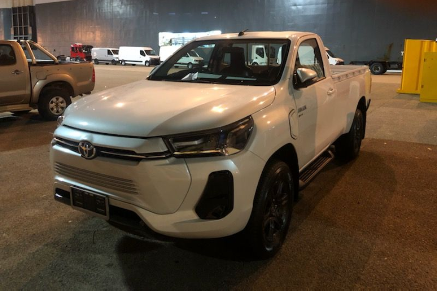 Toyota Hilux Revo EV Concept spotted in Australian port