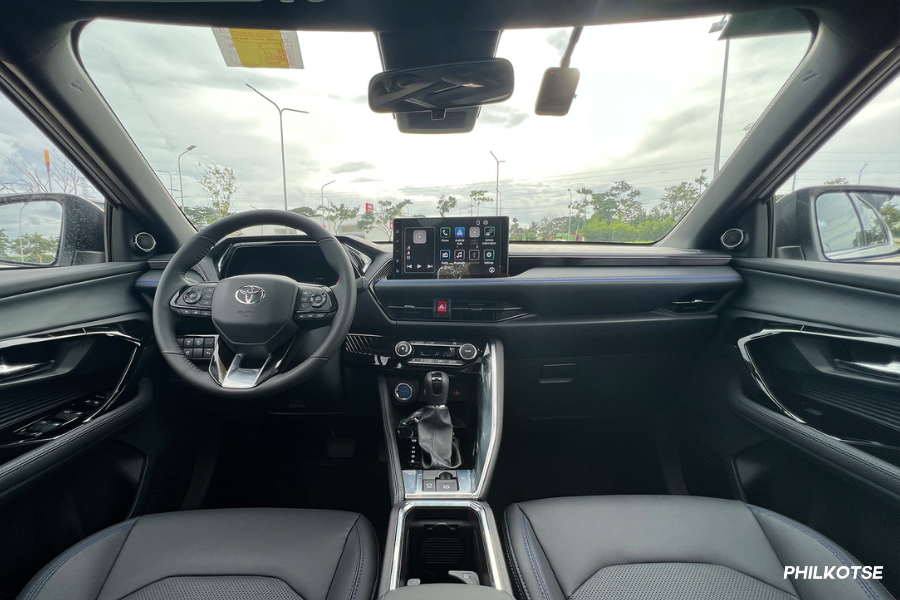 Inside the Toyota Yaris Cross S HEV