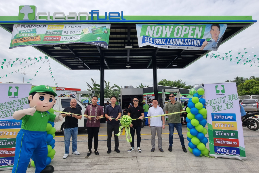 Cleanfuel Sta. Cruz is company’s 10th station in Laguna province