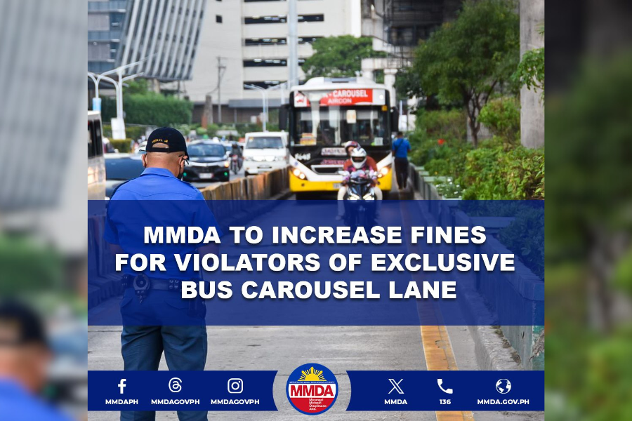 MMDA Wants To Increase Fines Up To P30,000 For EDSA Bus Lane Violators