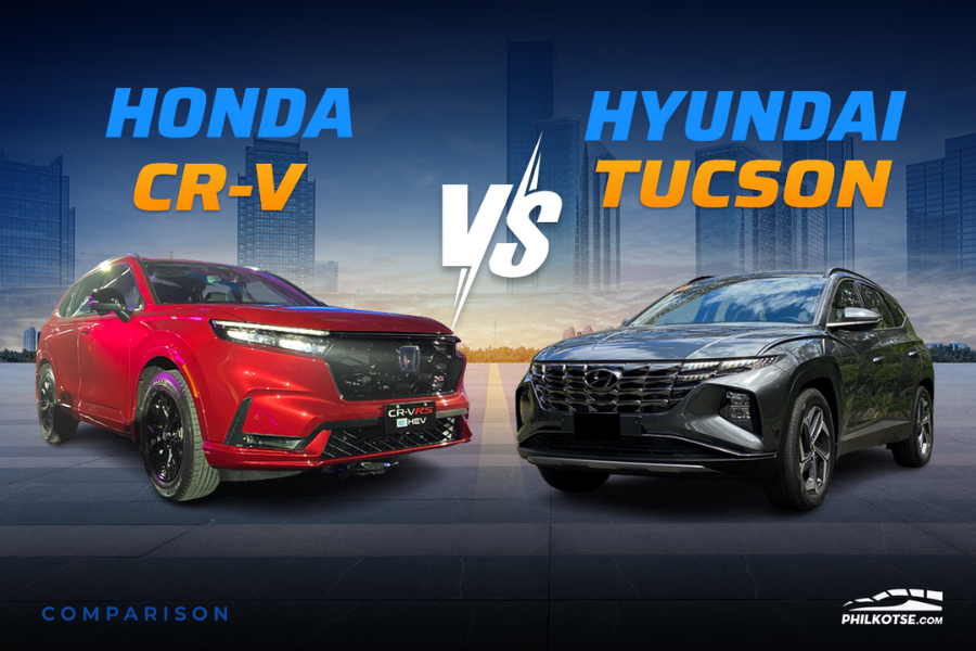 2024 Honda CRV vs Hyundai Tucson Comparison Spec Sheet Battle