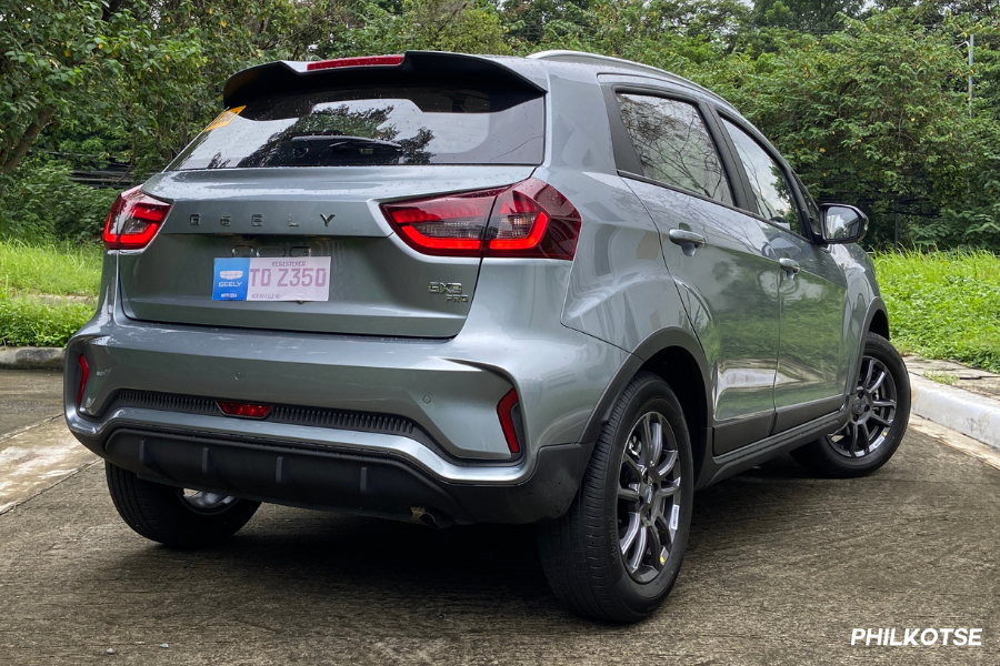 Geely GX3 Pro rear quarter shot