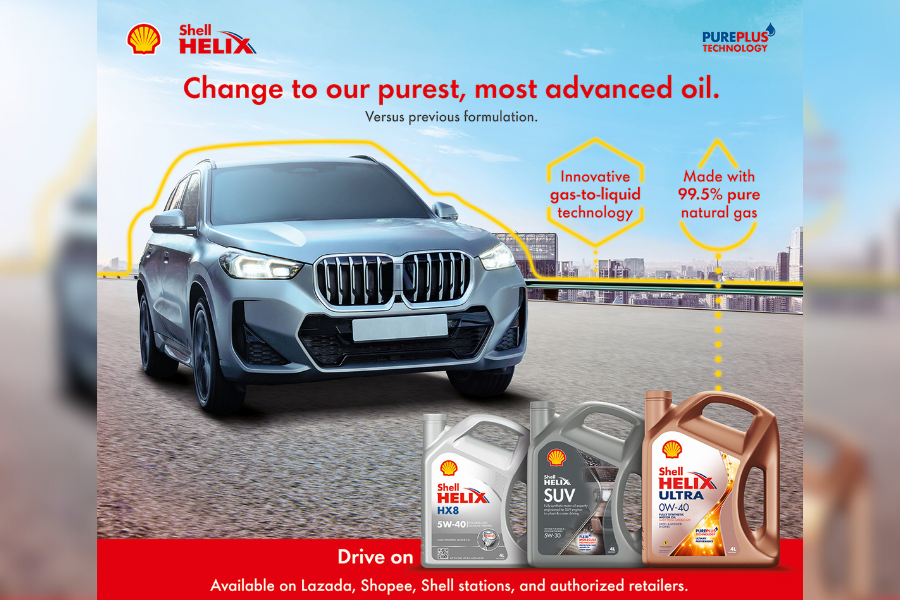 Shell Helix engine oil helps your car to run in tip-top shape