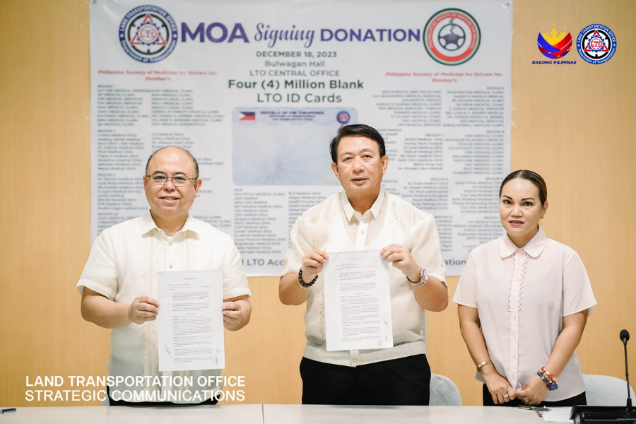 PH Society of Medicine for Drivers to donate 4 million plastic cards to LTO