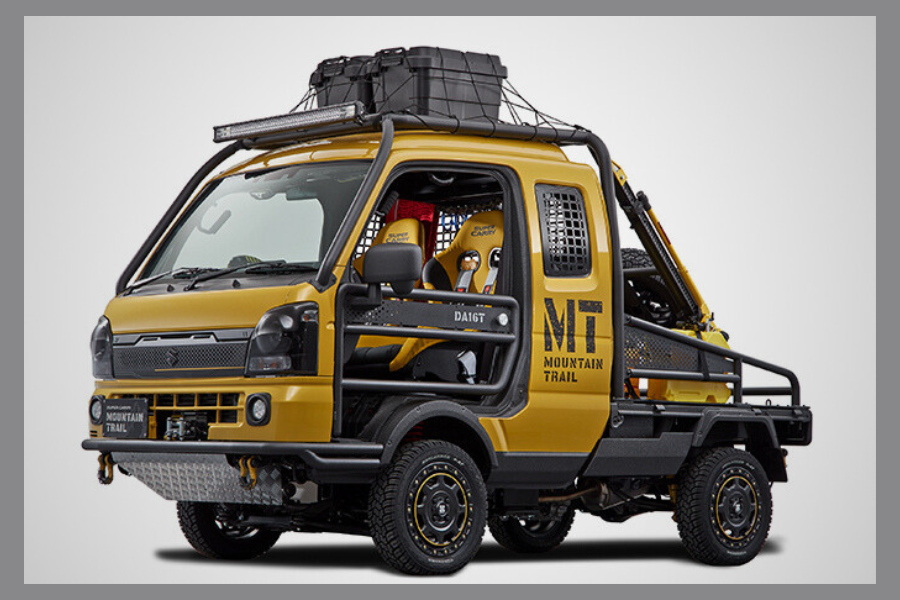 Suzuki Super Carry Mountain Trail is a pint-sized off-road concept car