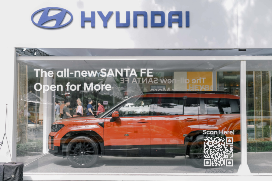 2024 Hyundai Santa Fe on display at BGC until next week