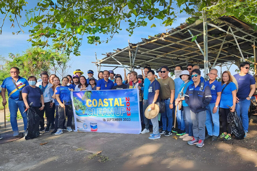 Chevron Philippines conducts coastal clean-up activity in Batangas