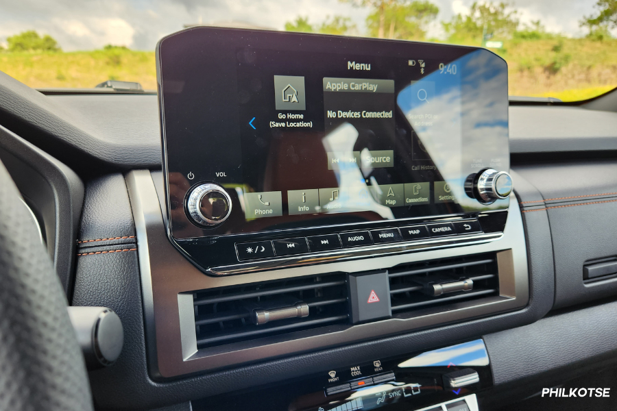Higher-spec trims get a nine-inch touchscreen display.
