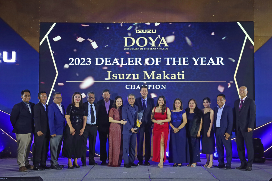 Isuzu Makati wins second consecutive Dealer of the Year award