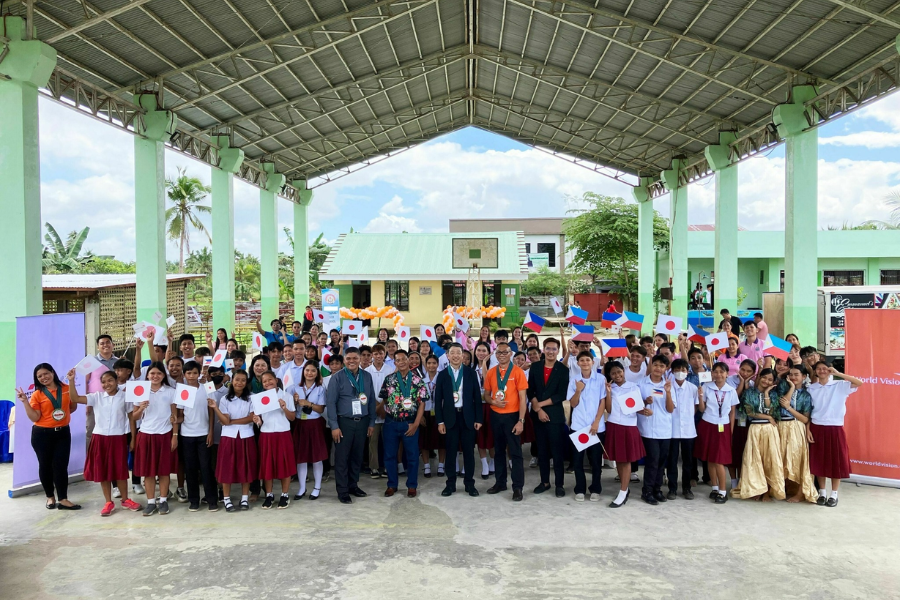 Mitsubishi, World Vision Japan donates high school building in Samar